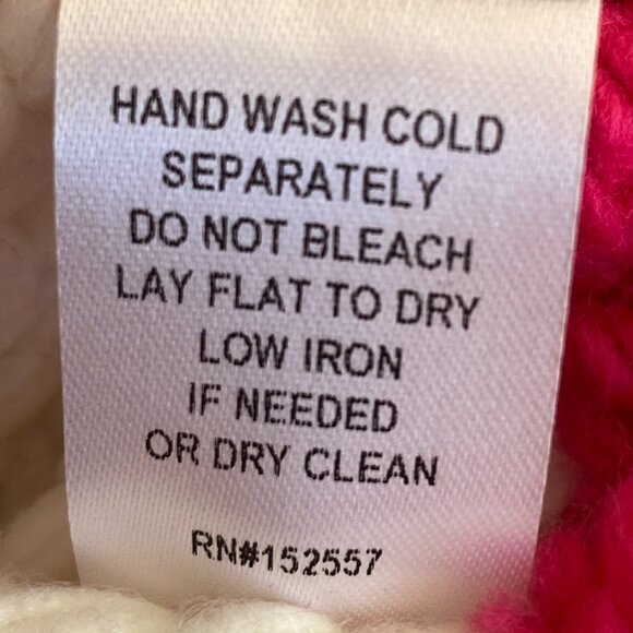 BaeVely Chunky Colorblock Sweater Cropped Y2K Retro Festival Stripes Thick-M - Picture 14 of 15